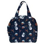 Santa Snowman Boxy Hand Bag