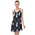 Santa Snowman Summer Time Chiffon Dress