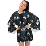 Santa Snowman Long Sleeve Kimono