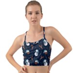Santa Snowman Mini Tank Bikini Top