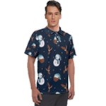 Santa Snowman Men s Polo T-Shirt