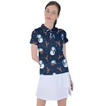 Santa Snowman Women s Polo T-Shirt