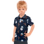 Santa Snowman Kids  Polo T-Shirt