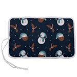 Santa Snowman Pen Storage Case (L)