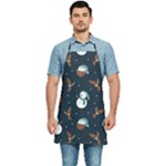 Santa Snowman Kitchen Apron
