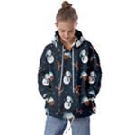 Santa Snowman Kids  Oversized Hoodie