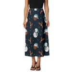 Santa Snowman Classic Midi Chiffon Skirt