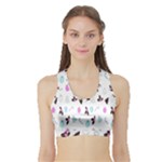 It`s Christmas Outside!   Sports Bra with Border
