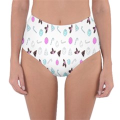 Reversible High-Waist Bikini Bottoms 