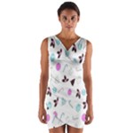 It`s Christmas Outside!   Wrap Front Bodycon Dress