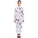 It`s Christmas Outside!   Turtleneck Maxi Dress