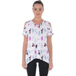 It`s Christmas Outside!   Cut Out Side Drop T-Shirt