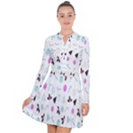 It`s Christmas Outside!   Long Sleeve Panel Dress