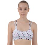 It`s Christmas Outside!   Line Them Up Sports Bra