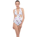 It`s Christmas Outside!   Halter Front Plunge Swimsuit