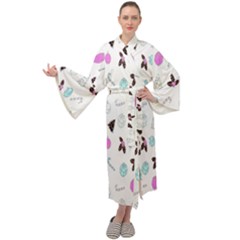Maxi Velvet Kimono 