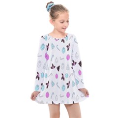 Kids  Long Sleeve Dress 