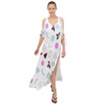 It`s Christmas Outside!   Maxi Chiffon Cover Up Dress