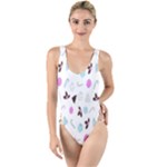 It`s Christmas Outside!   High Leg Strappy Swimsuit
