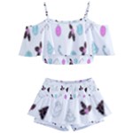 It`s Christmas Outside!   Kids  Off Shoulder Skirt Bikini
