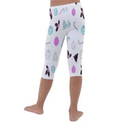 Kids  Lightweight Velour Capri Leggings  