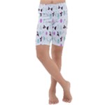 It`s Christmas Outside!   Kids  Lightweight Velour Cropped Yoga Leggings