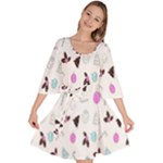 It`s Christmas Outside!   Velour Kimono Dress