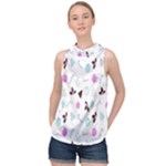 It`s Christmas Outside!   High Neck Satin Top