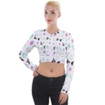 It`s Christmas Outside!   Long Sleeve Cropped Velvet Jacket