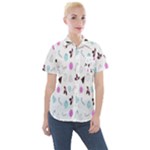 It`s Christmas Outside!   Women s Short Sleeve Pocket Shirt