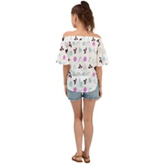Off Shoulder Short Sleeve Top 