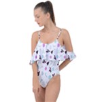 It`s Christmas Outside!   Drape Piece Swimsuit