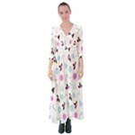 It`s Christmas Outside!   Button Up Maxi Dress