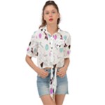 It`s Christmas Outside!   Tie Front Shirt 