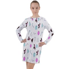 Long Sleeve Hoodie Dress 