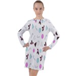 It`s Christmas Outside!   Long Sleeve Hoodie Dress