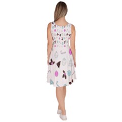 Knee Length Skater Dress With Pockets 