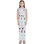 It`s Christmas Outside!   Kids  Sleeveless Ruffle Edge Band Collar Chiffon One Piece