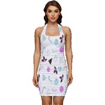 It`s Christmas Outside!   Sleeveless Wide Square Neckline Ruched Bodycon Dress