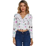 It`s Christmas Outside!   Long Sleeve V-Neck Top