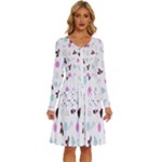 It`s Christmas Outside!   Long Sleeve Dress With Pocket