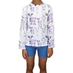 Cute Deers  Kids  Long Sleeve Swimwear