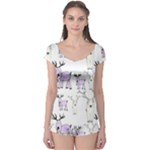 Cute Deers  Boyleg Leotard 