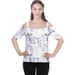 Cute Deers  Cutout Shoulder T-Shirt