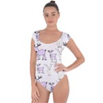 Cute Deers  Short Sleeve Leotard 
