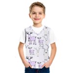 Cute Deers  Kids  Basketball Tank Top