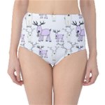 Cute Deers  Classic High-Waist Bikini Bottoms