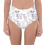 Cute Deers  Reversible High-Waist Bikini Bottoms