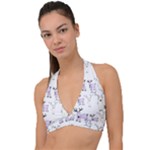 Cute Deers  Halter Plunge Bikini Top