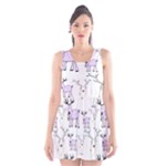 Cute Deers  Scoop Neck Skater Dress
